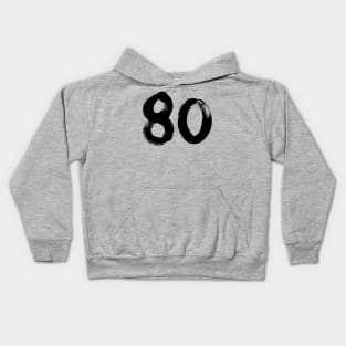 Number 80 Kids Hoodie